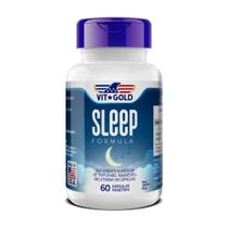 Sleep Formula com triptofano Vitgold 60 cápsulas