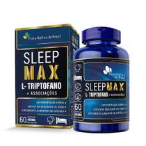 Sleep Max - Triptofano + Vit B6 + Vit B12 Metilcobalamina + Ácido Fólico + Zinco 60 Capsulas 450mg