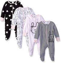 Sleep 'N Play Set Gerber Baby Girls Bunny Smiley Newborn