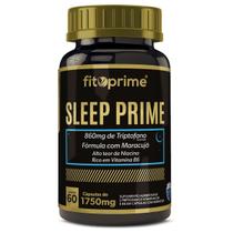 Sleep Prime L-Triptofano 860mg (5-HTP) Com Maracujá + Vitaminas B3 B6 60 Cápsulas - Fitoprime