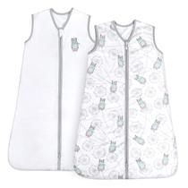 Sleep Sack TILLYOU, 0-6 meses, 0,5 TOG, cobertor vestível para bebês, pacote com 2
