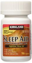 Sleeping Aid Kirkland Signature Nighttime 25 mg 96 comprimidos