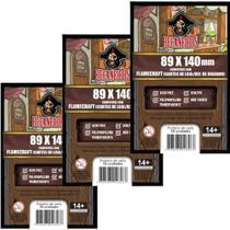 Sleeve Customizado Flamecraft 89x140mm Bucaneiros 150 Unidades