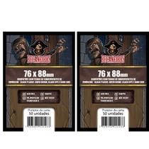 Sleeve Customizado Sobreviventes Zombicide 76x88mm Bucaneiros 100 Unidades