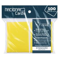 Sleeve Matte Standard Amarelo - Nacional Cards