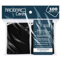 Sleeve Matte Standard Preto - Nacional Cards