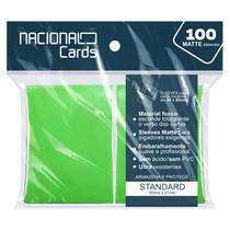 Sleeve Matte Standard Verde Nacional Cards - Protetor cartas Magic Pokémon