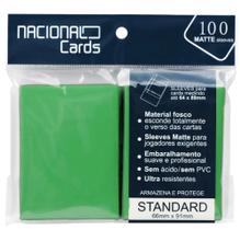 Sleeve Matte Standard Verde - Nacional Cards