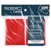 Sleeve Matte Standard Vermelho Nacional Cards - Magic Pokémon
