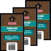 Sleeve Padrão Euro 59x92mm Bucaneiros 300 Unidades