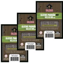 Sleeve Padrão Fit 63,5x88mm Shield Perfect Size para Magic e Pokémon Bucaneiros 300 Unid