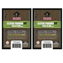 Sleeve Padrão Fit 63,5x88mm Shield Perfect Size para Magic e Pokémon Bucaneiros