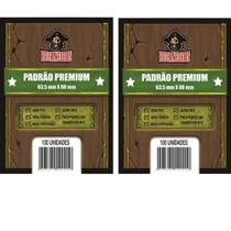 Sleeve Padrão Premium 63,5x88mm Bucaneiros 200 Unidades