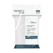 Sleeve Perfect Fit Transparente c/ 100 Unidades Nacional Cards - Protetor cartas Magic Pokémon Sleeve Perfect Fit Transparente c/ 100 Unidades Nacional Cards - Protetor cartas Magic Pokémon