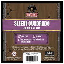 Sleeve Quadrado 70x70mm Bucaneiros 100 Unidades