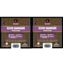 Sleeve Quadrado 70x70mm Bucaneiros 200 Unidades