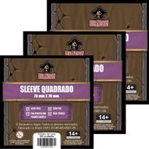 Sleeve Quadrado 70x70mm Bucaneiros 300 Unidades