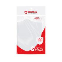 Sleeve Shield Central 100 Un. Magic Pokemon 66 X 91 Mm Top matte - Branco Gelo