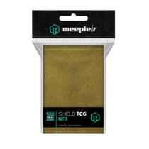 Sleeve Shield Tcg Matte: Ouro - Meeple Br