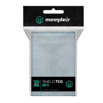 Sleeve Shield Tcg Matte: Prata - Meeple Br