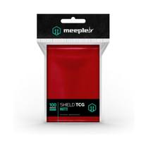 Sleeve Shield TCG Matte: Vermelho - Meeple Br