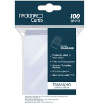 Sleeve Standard Padrão Transparente c/ 100 Unidades - Nacional Cards