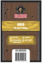 Sleeve Transparente Shield Bucaneiros 100 Un. GOLD