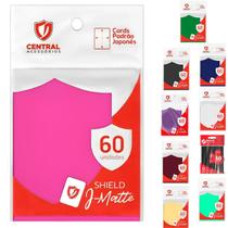 Sleeves Carta Yugioh 60un Shield Mini Matte Japones Protetores Card Sleeves Carta Yugioh 60un Shield Mini Matte Japones Protetores Card