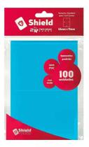 Sleeves Central Shield - Matte: Azul