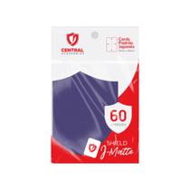 Sleeves Central Shield Matte Japonês Yu-Gi-Oh: Azul Marinho