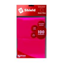 Sleeves Central Shield Matte - Rosa Choque (CDCS0009)