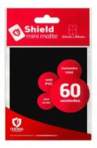 Sleeves Central Shield - Small Matte: Preto