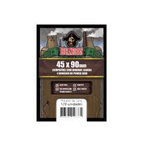 Sleeves Customizados 45 x 90mm Bucaneiros 120 unidades (Bandido, Kariba, Futuropia, Notas Powe Grid)