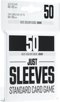 Sleeves Just Standard Card Game Preto 66x92mm - 50 Unidades - Just Sleeves