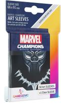 Sleeves Marvel Champions Pantera Negra 66x91mm 50 un