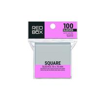 Sleeves Square 70 x 70mm (100 Unidades) - Redbox