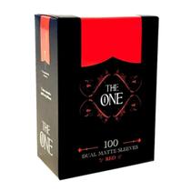 Sleeves The One Dual Matte Padrão 63x88mm Vermelho - Central