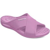 Slide Chinelo Feminino Boa Onda Harmony Conforto Calcanhar