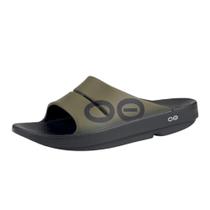 Slide de recuperação OOFOS OOAhh Sport Tactical Green Tamanho 7/5