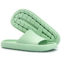 Slide Feminino Chinelo Nuvem Macio Conforto Sapatore Verde