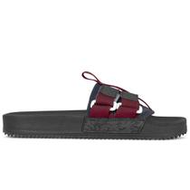 Slide Hocks Shiba Grena Unissex Preto Vermelho Cor:PretoTamanho:43