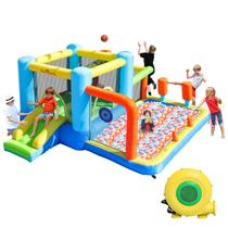 Slide inflável Bounce House SunSports 338x318x163 cm Slide inflável Bounce House SunSports 338x318x163 cm