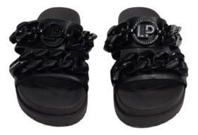 Slide lança perfume correntaria chinelo sandália corrente