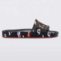 Slide Melissa Mini Beach + Mickey and Friends Preta