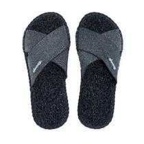 Slide X Anabela CleanUp Sustentável Feminino Preto