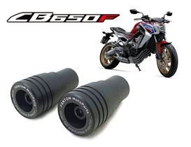 Slider Dianteiro Protetor de Carenagem Esportivo Cb 650F Cb650F Anos 2014 a 2018 - Fantom Moto Parts