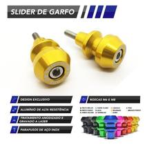 Slider Garfo, Bengala, Dianteiro Bmw S1000 Prata