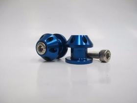 Slider Traseiro Anodizado Azul Suzuki Honda Kawasaki 8mm