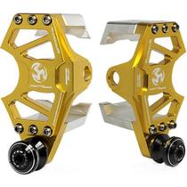 Slider Traseiro Procton Racing S Yamaha XJ6 N/F com Suporte Dourado (Micro)