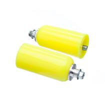 Slider Universal Bering Batente (par) Unicolor Plastic Amarelo